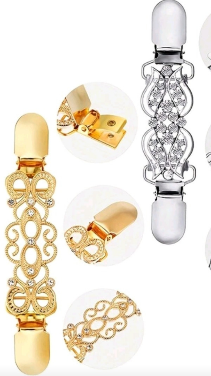 Silver / Gold Cardigan Clip JU042