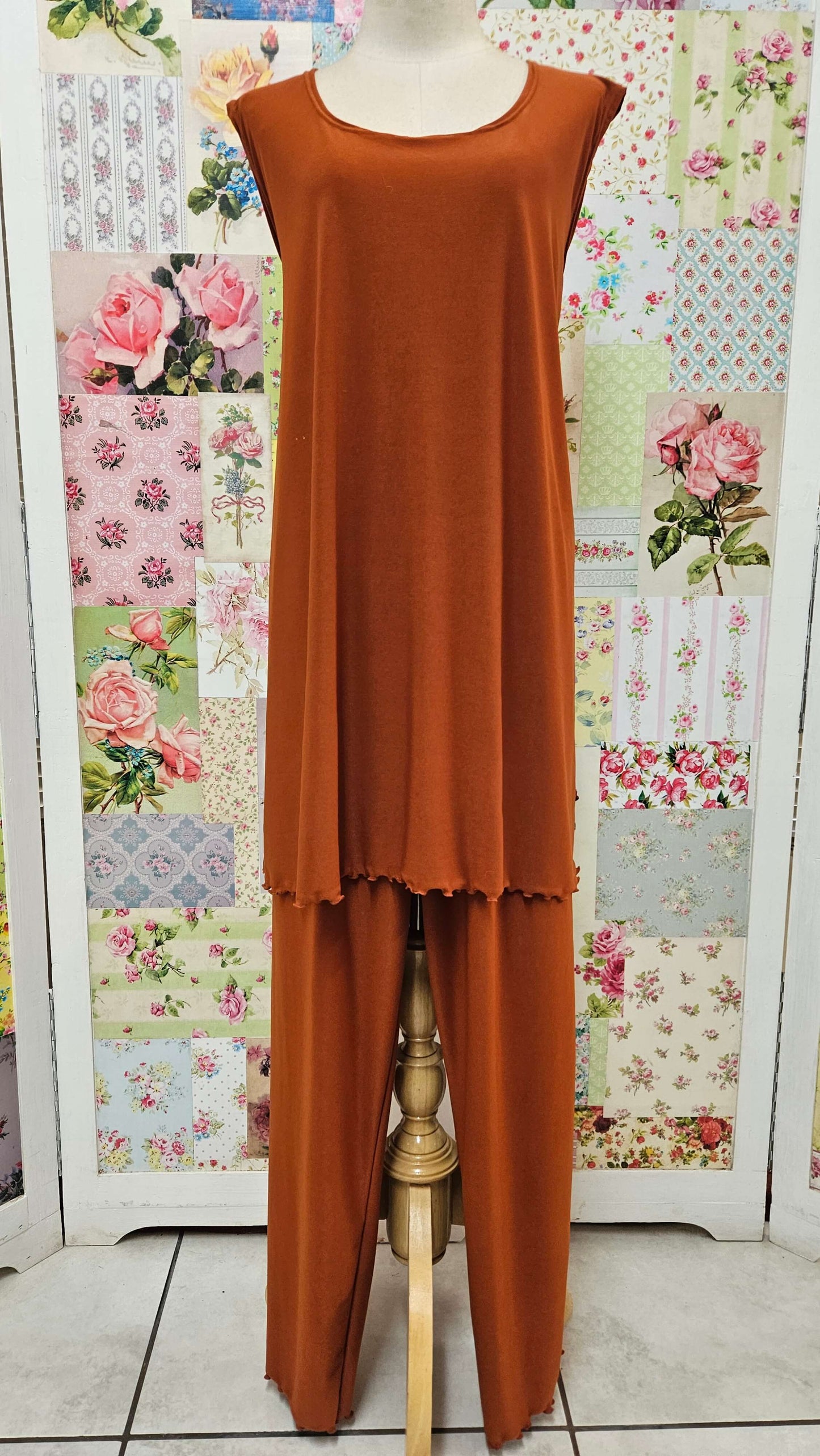 Rust 3-Piece Pants Set LR0696