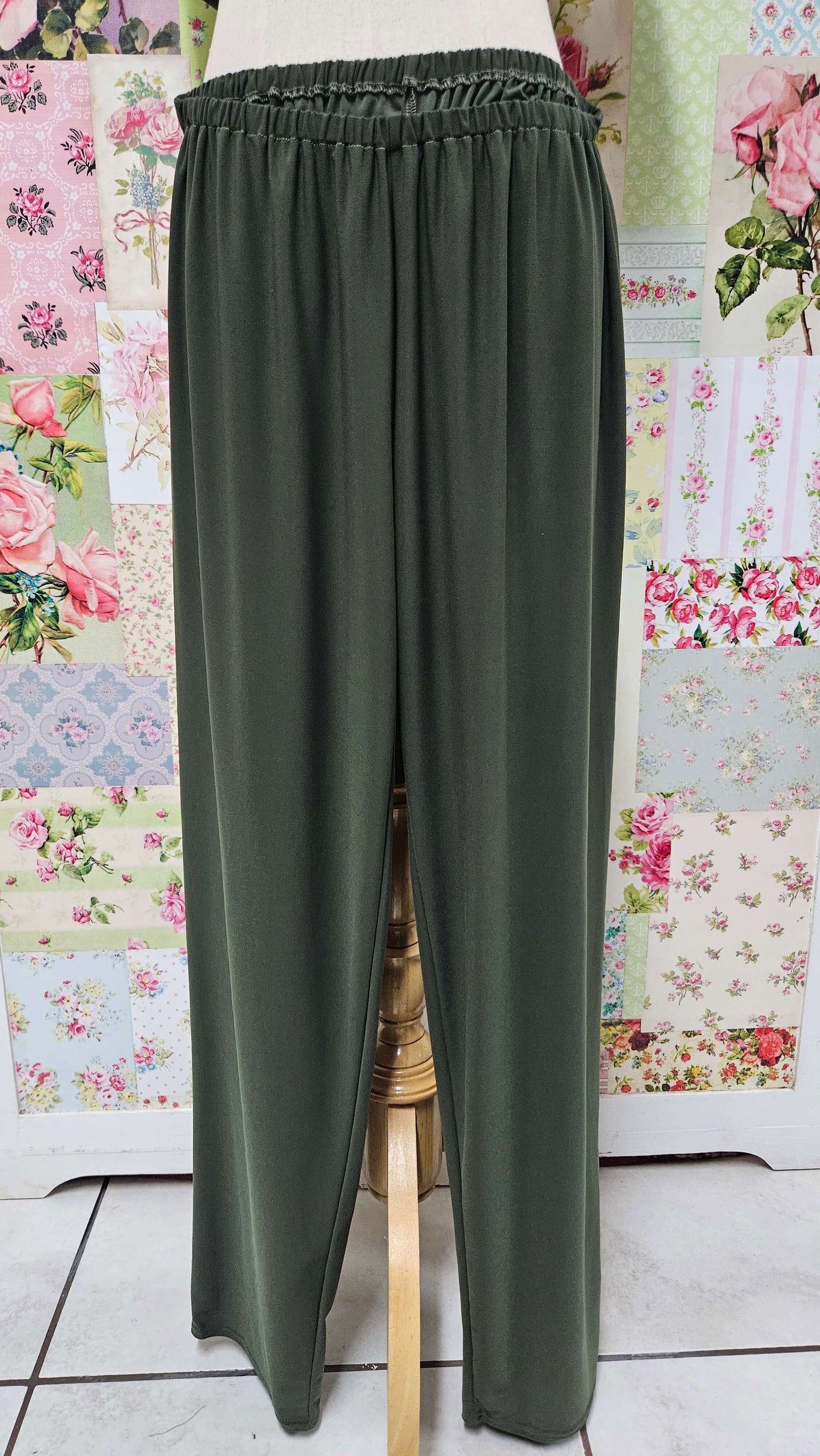 Olive Green Pants Set SH016