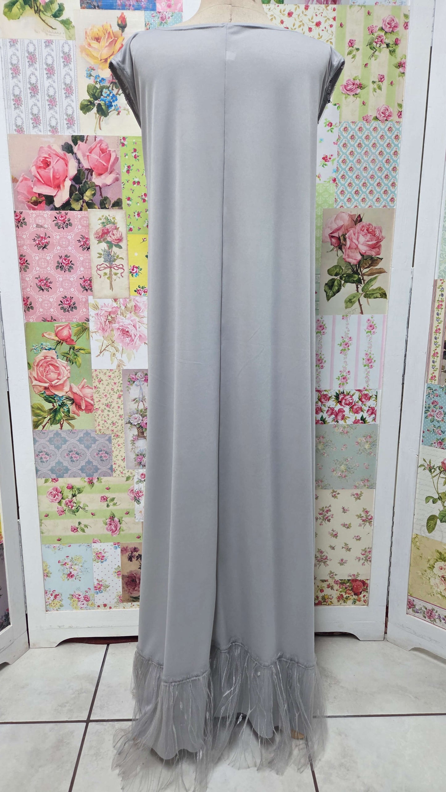 Grey 2-Piece Dress Set LR0436