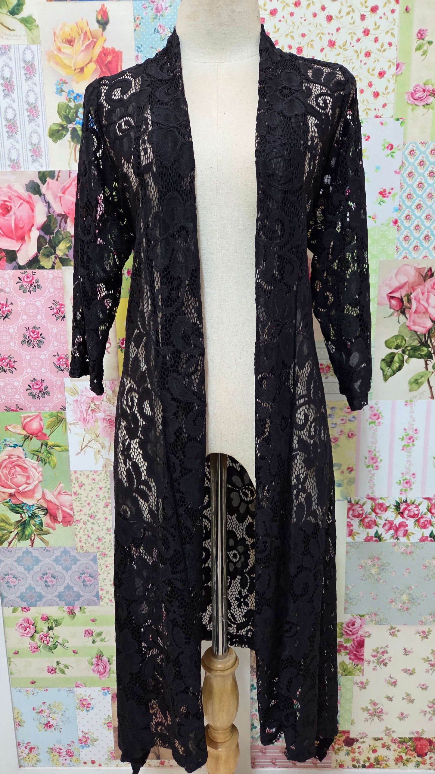 Black Lace Dress Set SH005