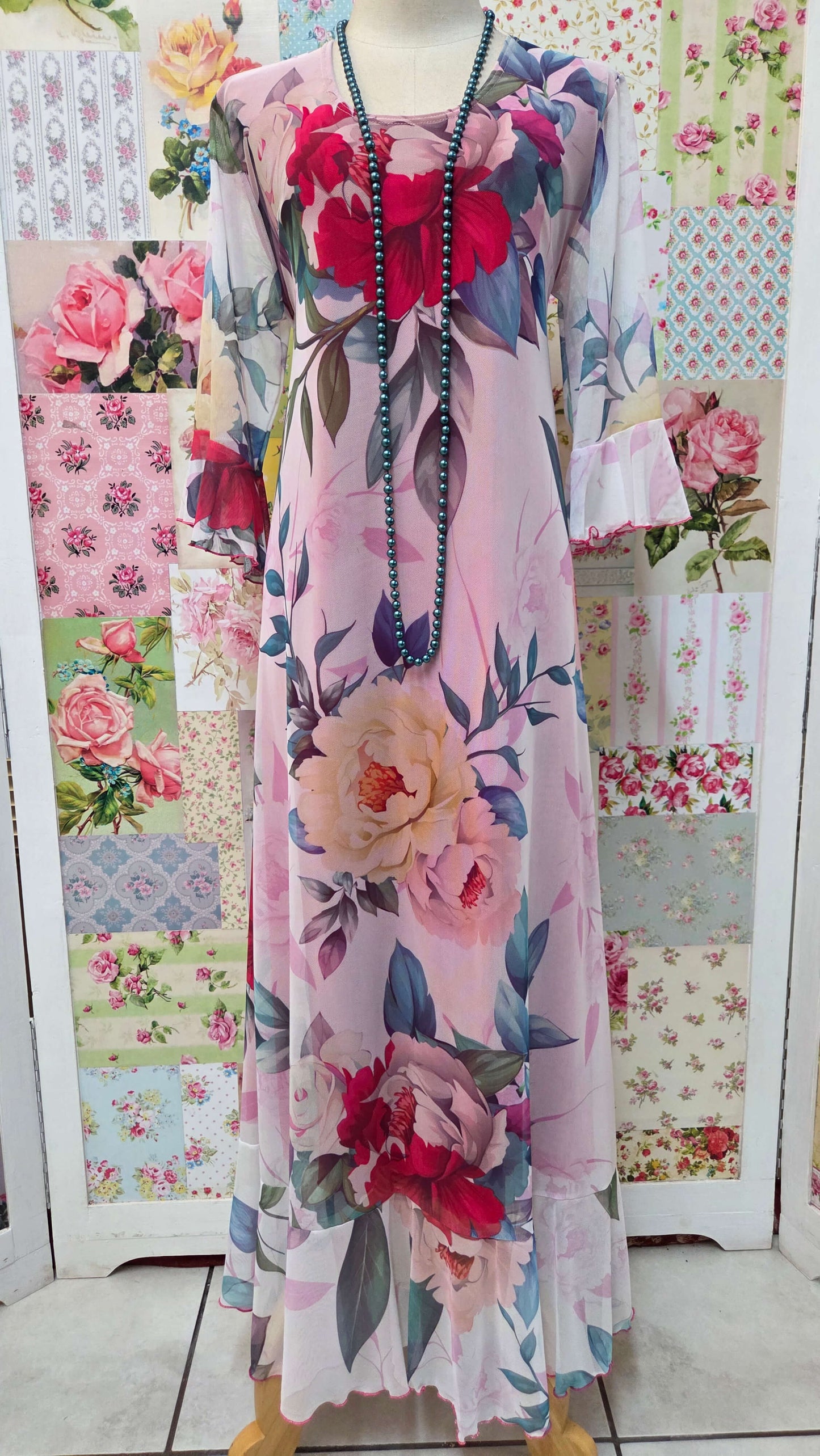 Flower Printed Dress LR0639