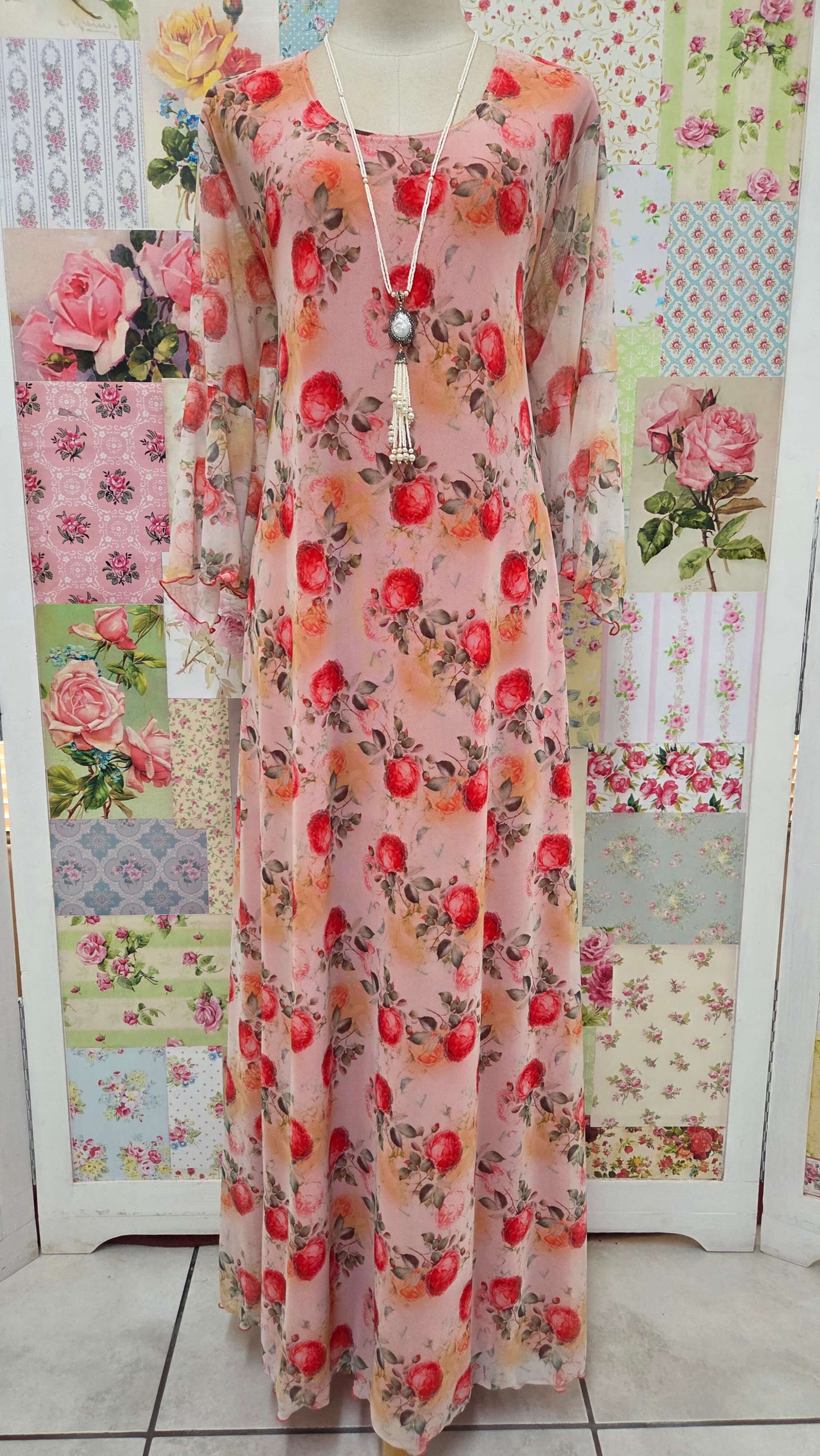 Floral Printed Dress LR0517