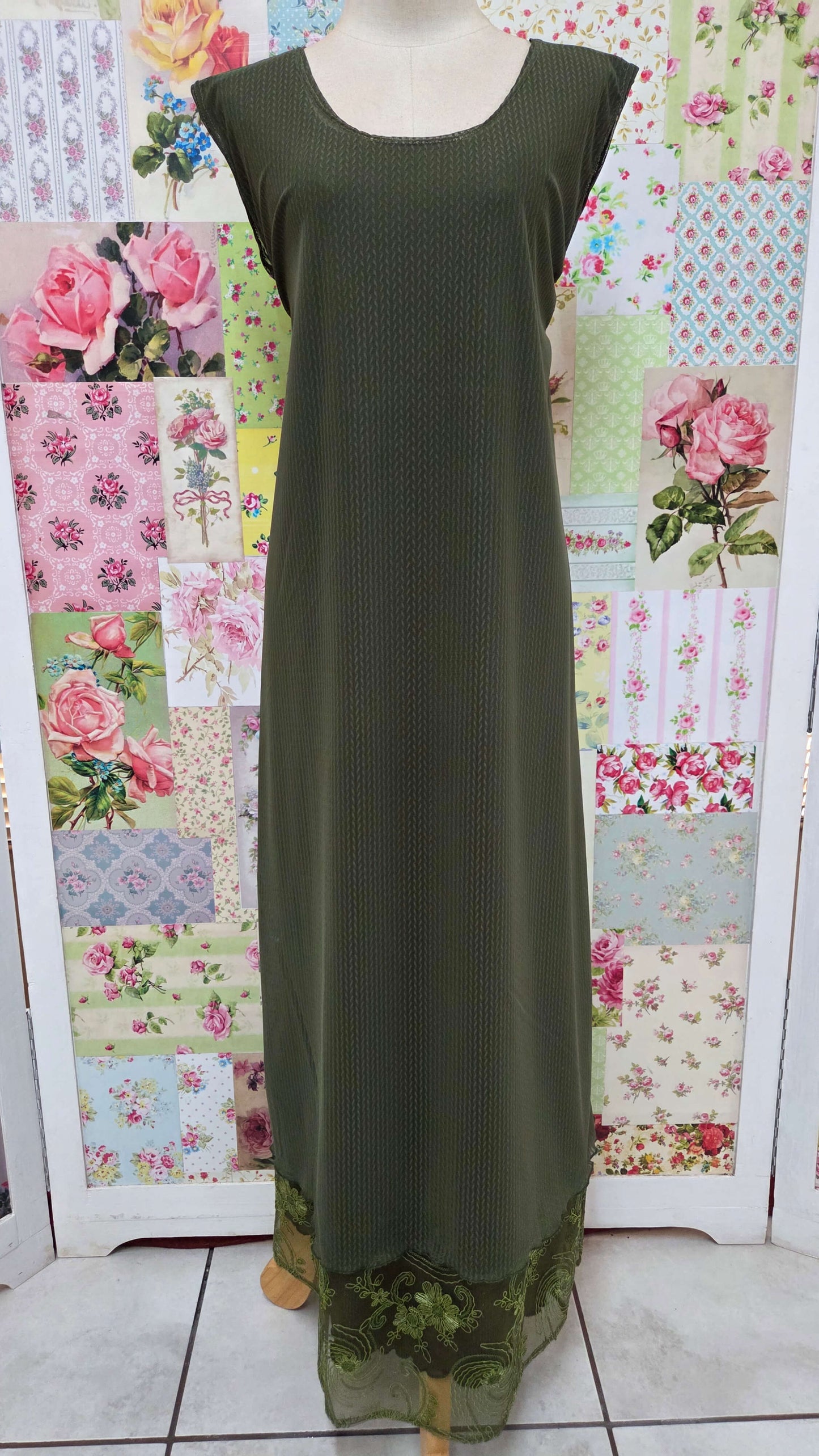 Olive Green Dress Set LR0700
