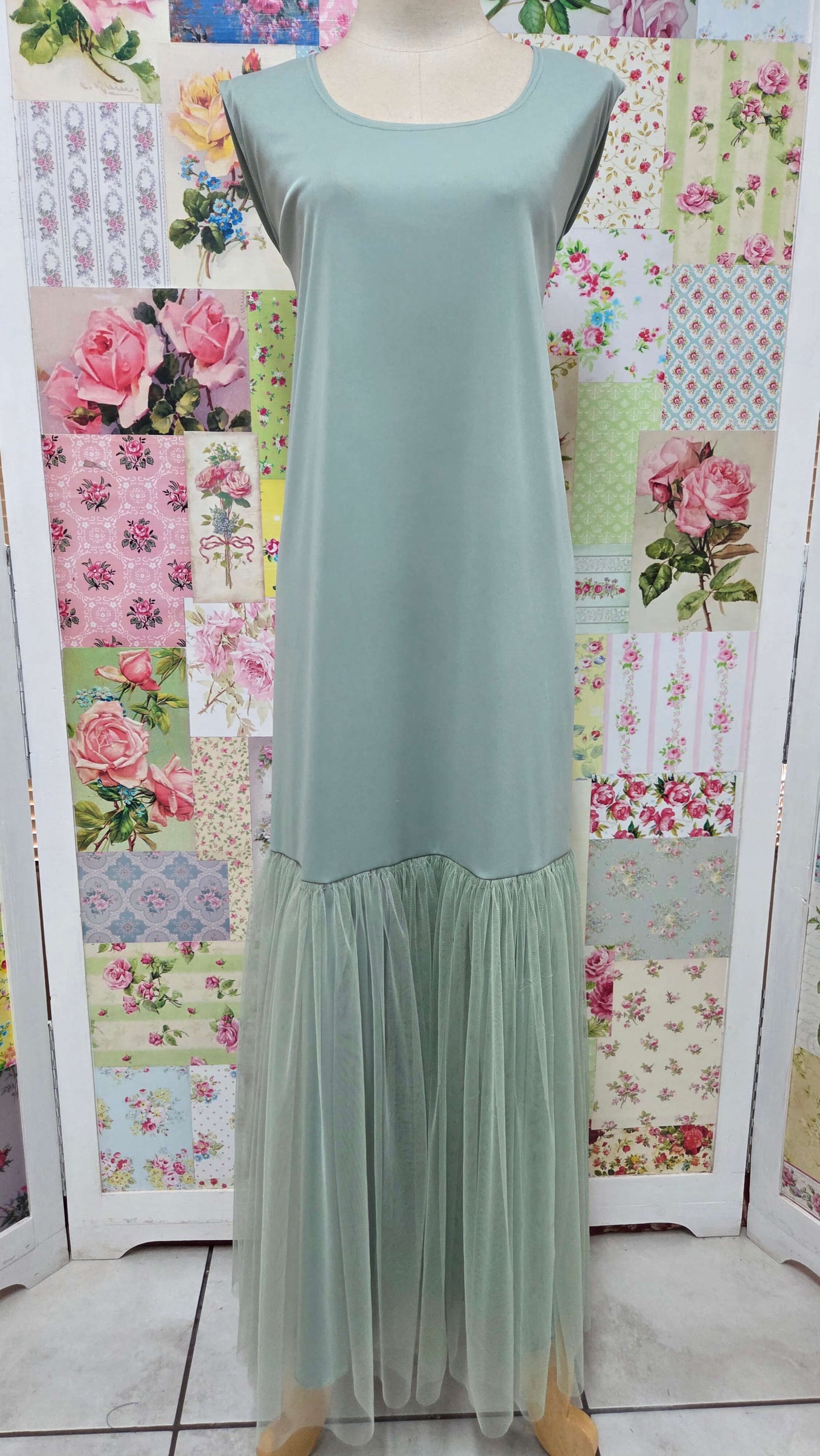 Sage Green Dress Set LR0562
