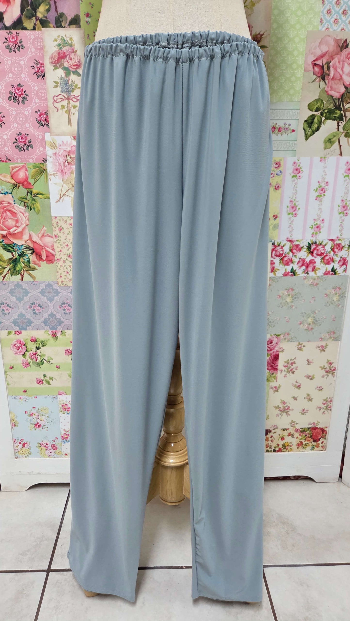 Sage Green 3-Piece Pants Set LR0626