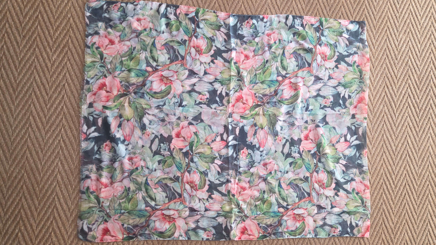Green Printed Scarf SE0304