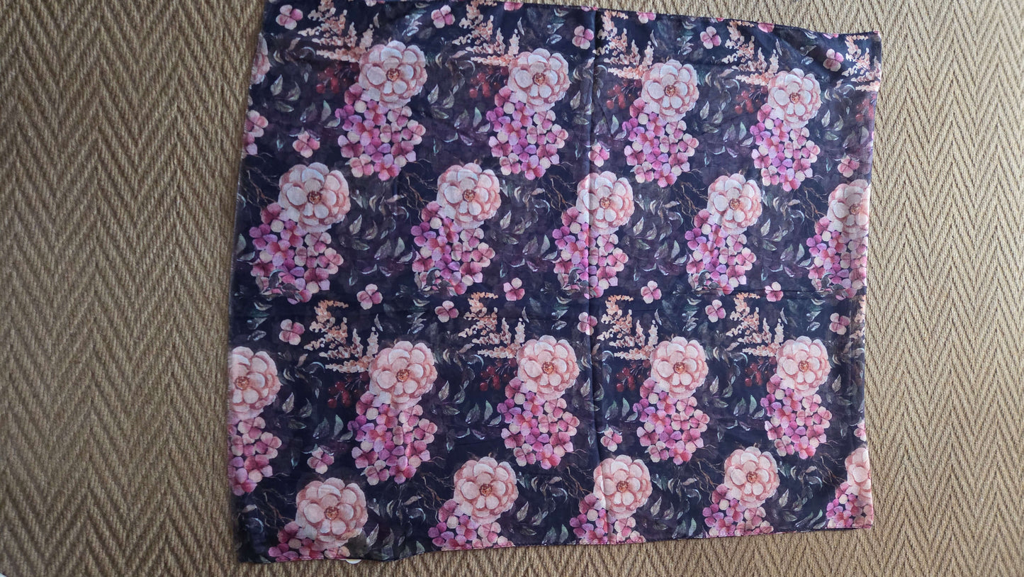 Pink Flower Printed Scarf SE0295
