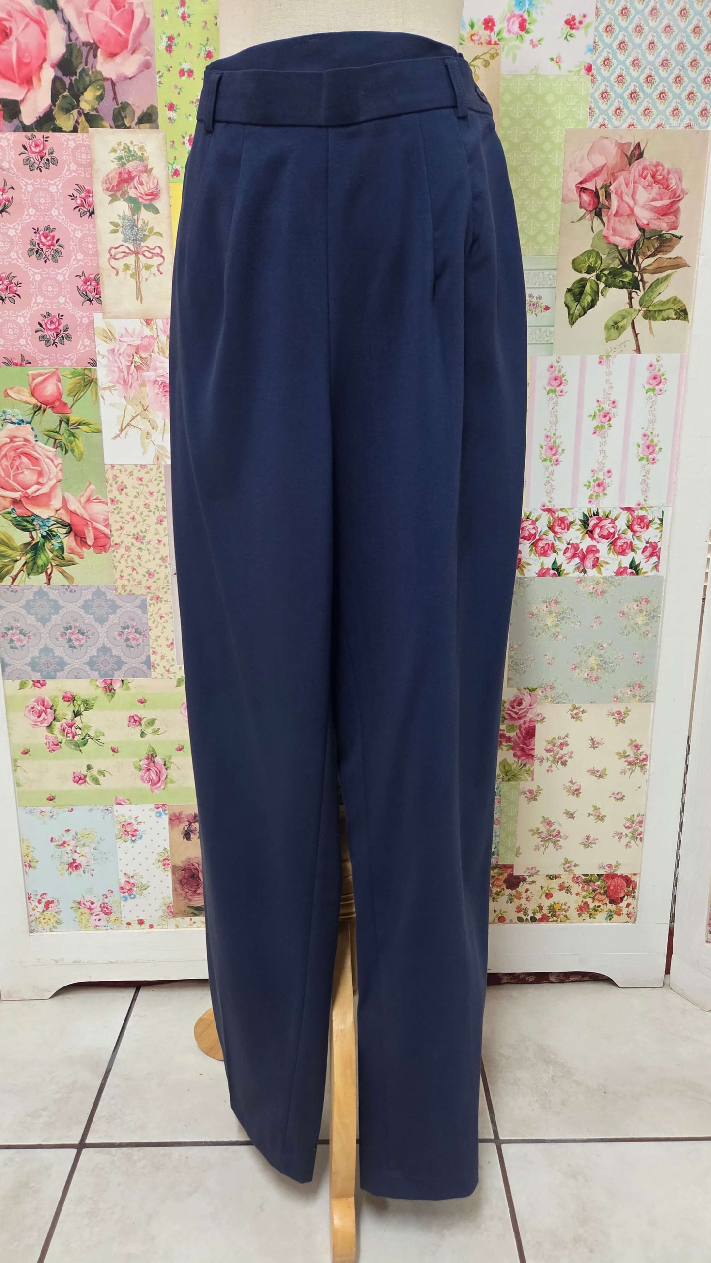 Navy Blue 2-Piece Pants Set YO017