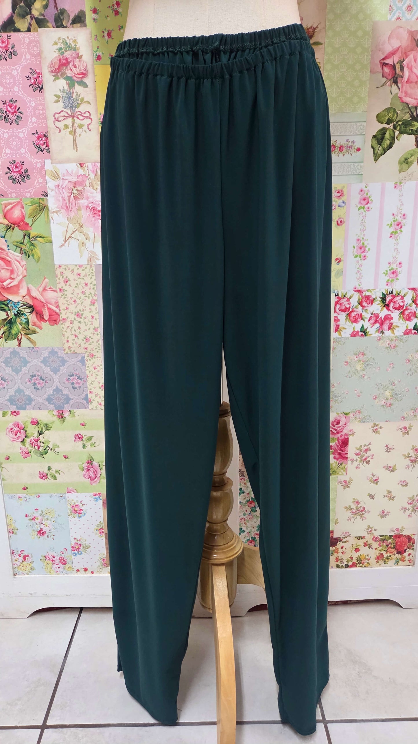Emerald Green 3-Piece Pants Set LR0560