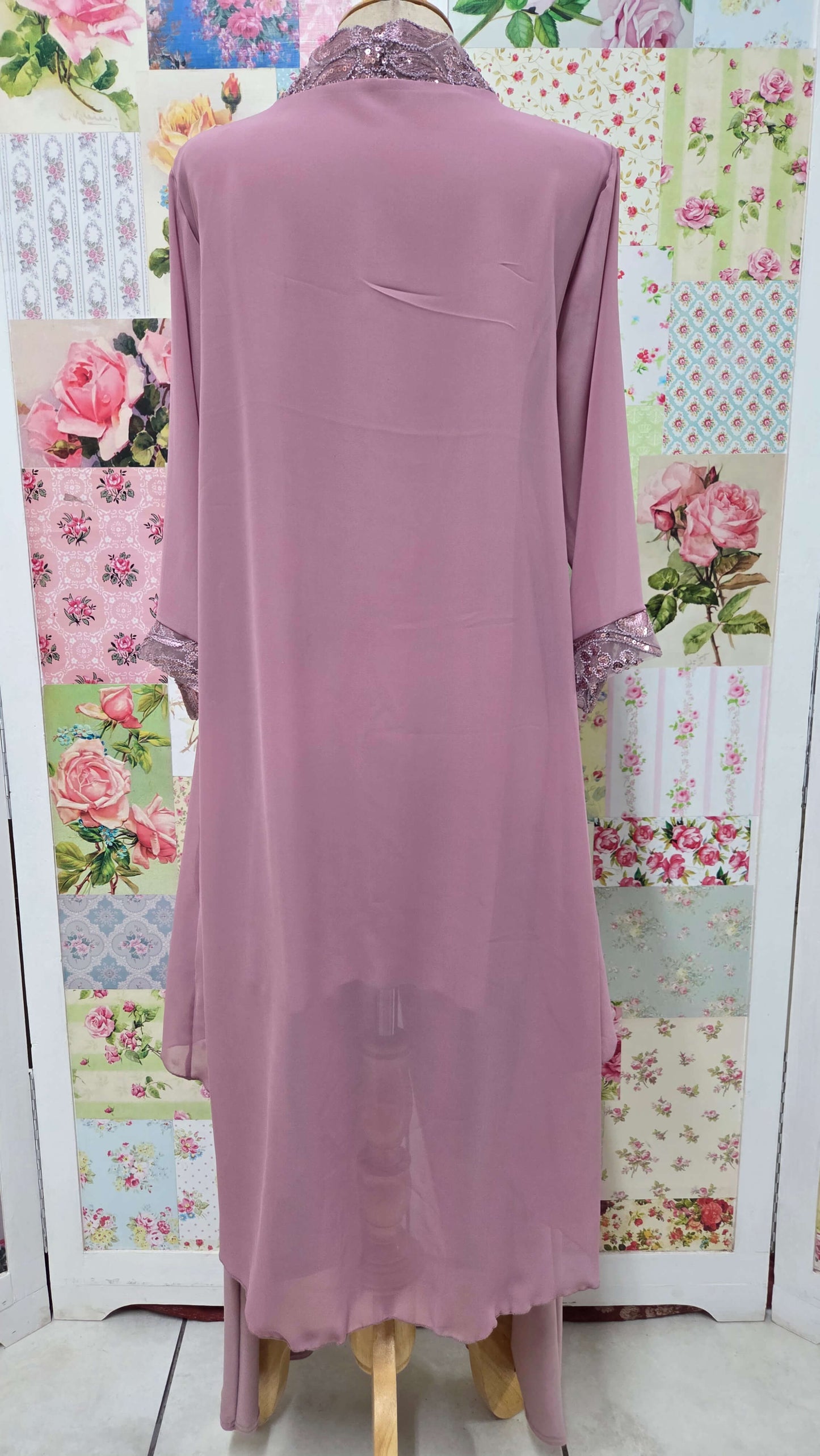 Mauve 3-Piece Pants Set LR0330