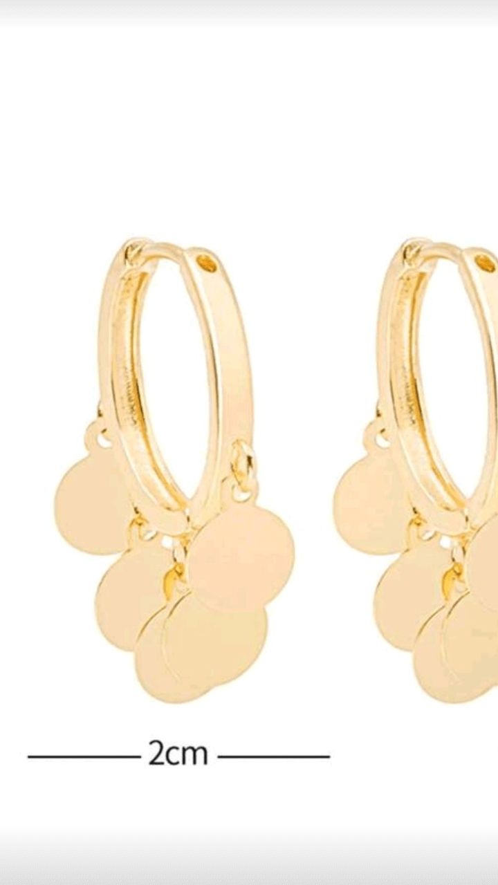 Gold Earrings JU0288
