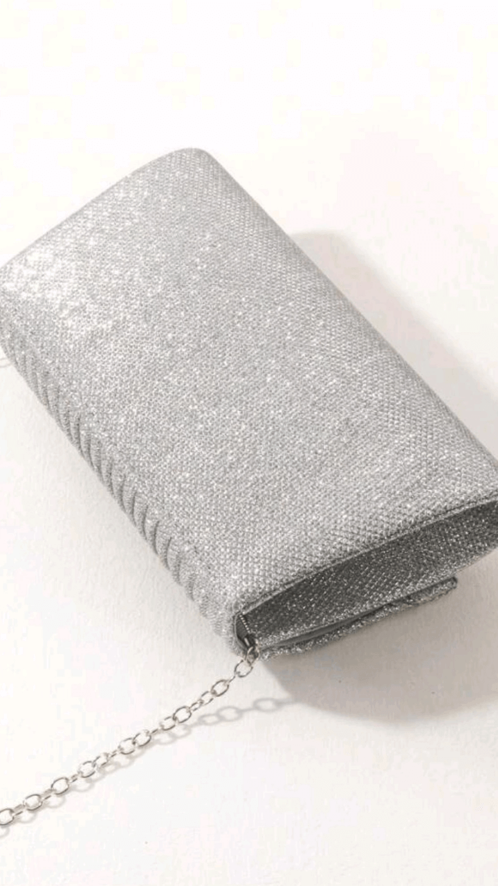 Silver Clutch Bag EB007