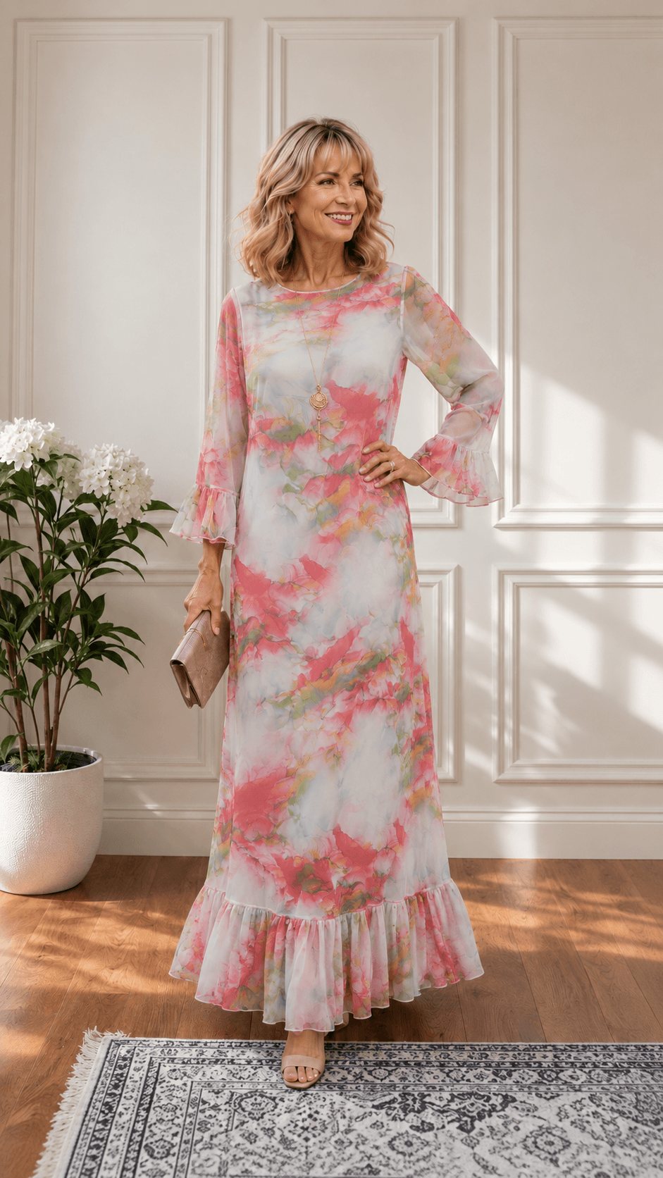 Printed Dress LR0399