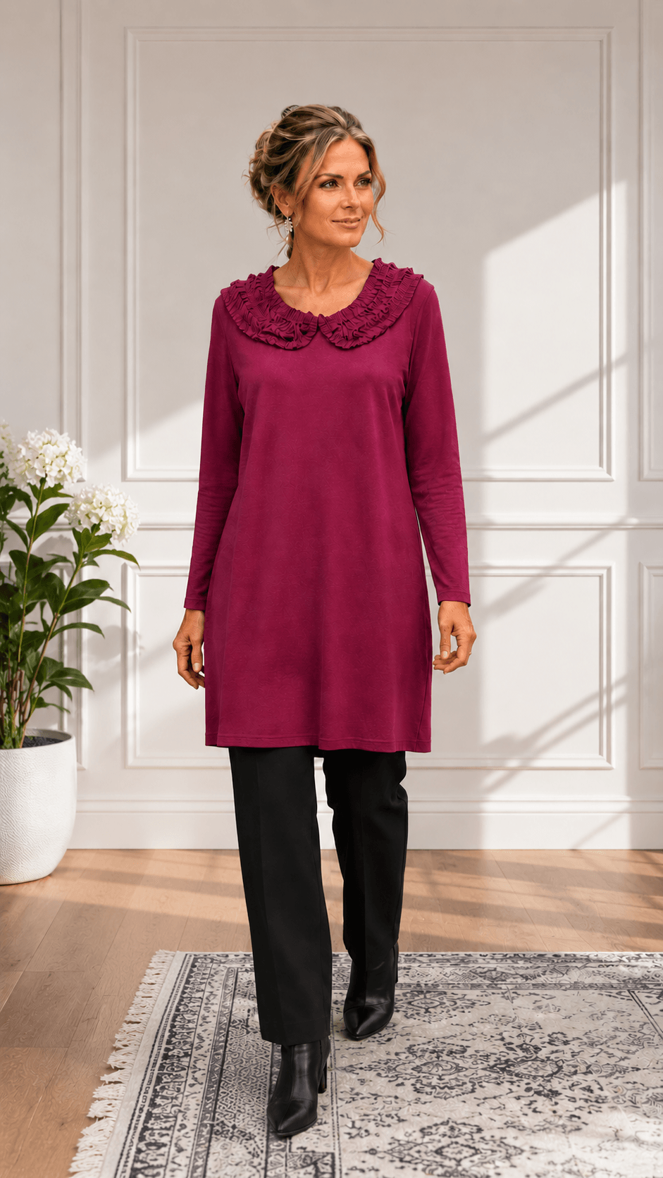 Cerise Pink Top BK044
