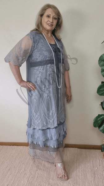 Grey 3-Piece Dress LR0520