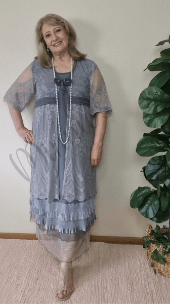 Grey 3-Piece Dress LR0520