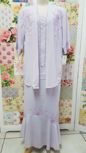 Lilac 2-Piece Skirt Set VI001