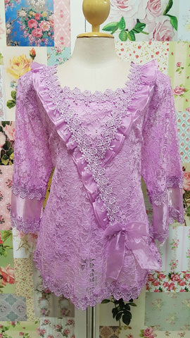 Lavender Lace Top BK0152