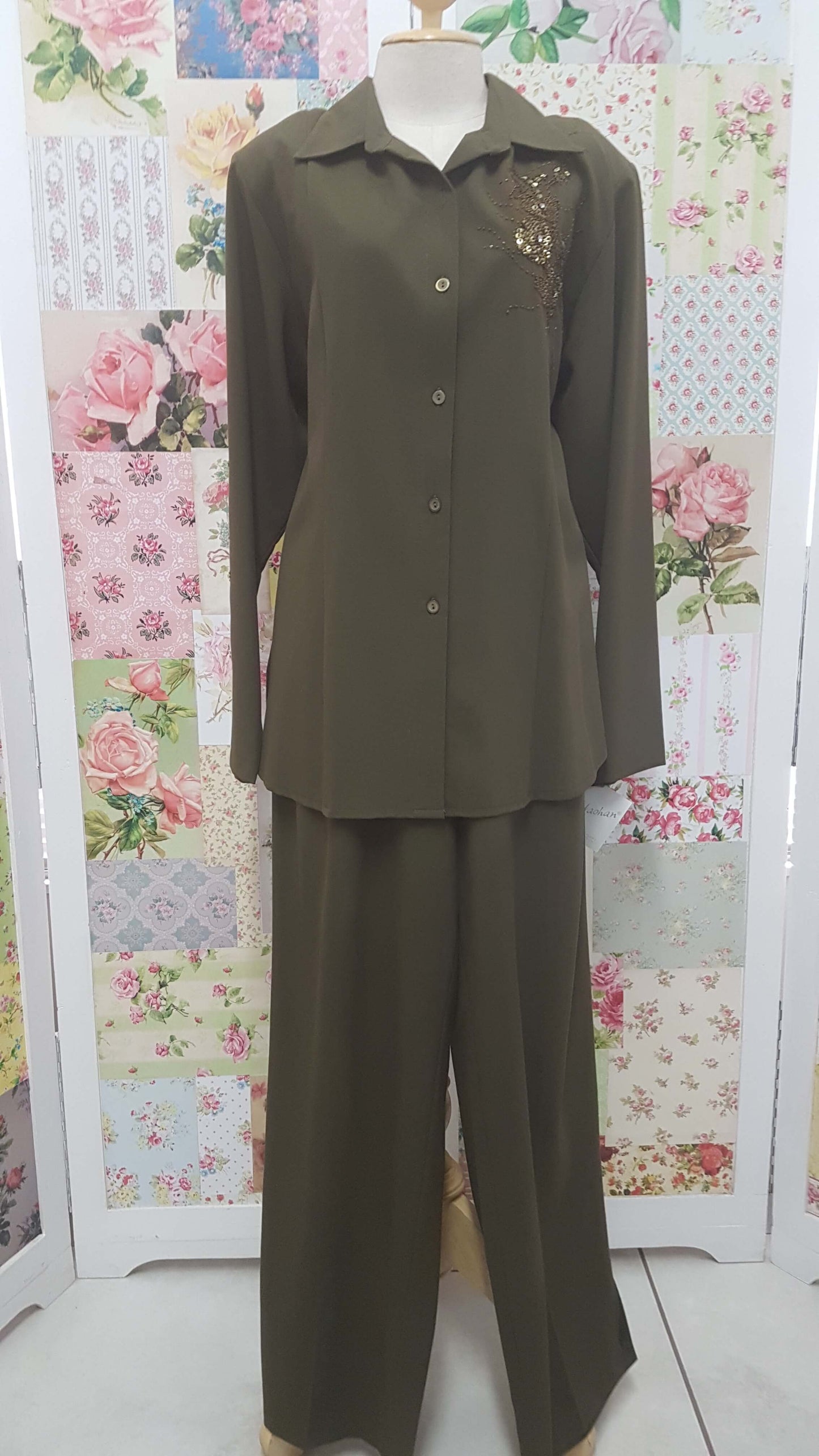 Olive Green 2-Piece YO011