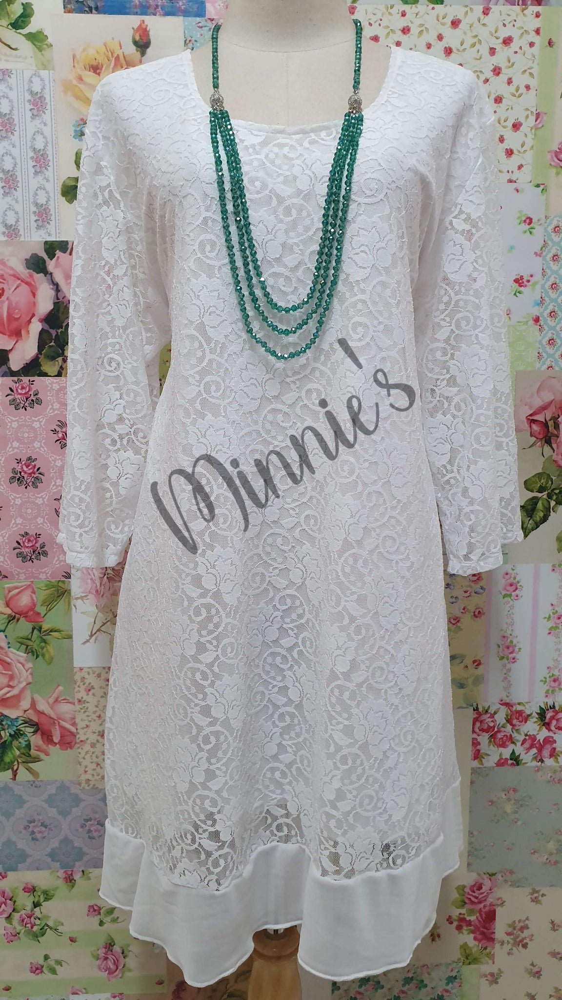 White Lace Top MB0169