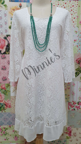 White Lace Top MB0169