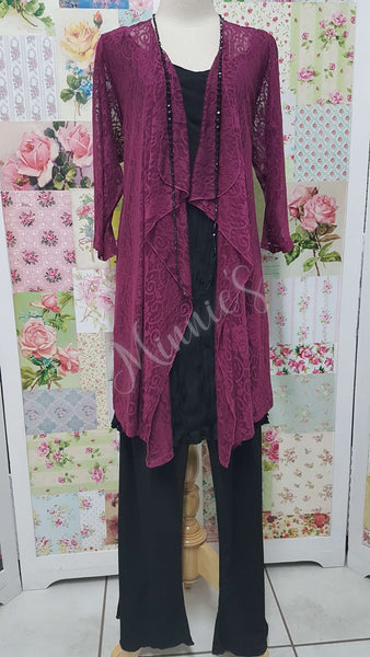 Berry Lace Top MB01