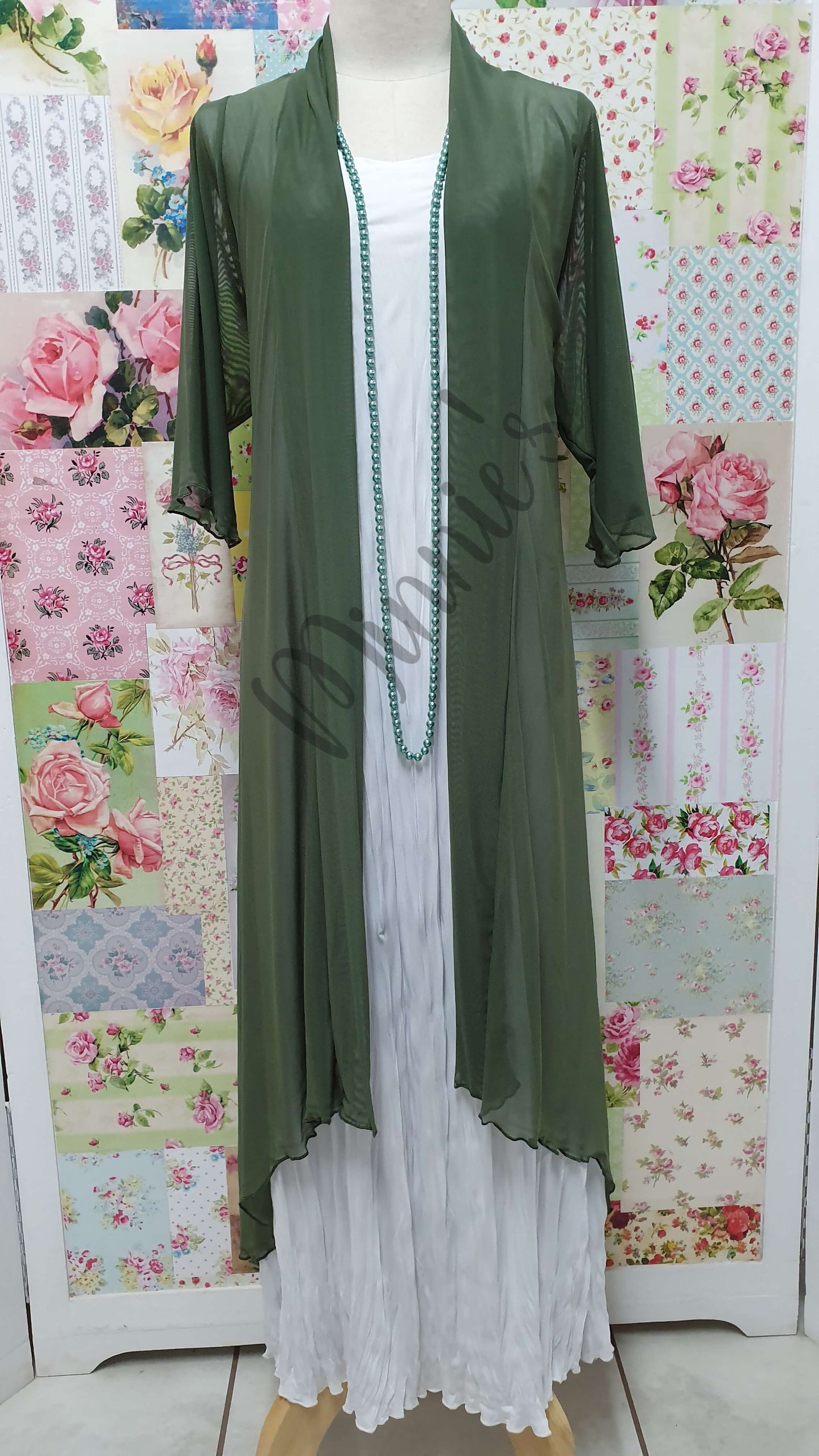 Olive Green Mesh Jacket PG0203