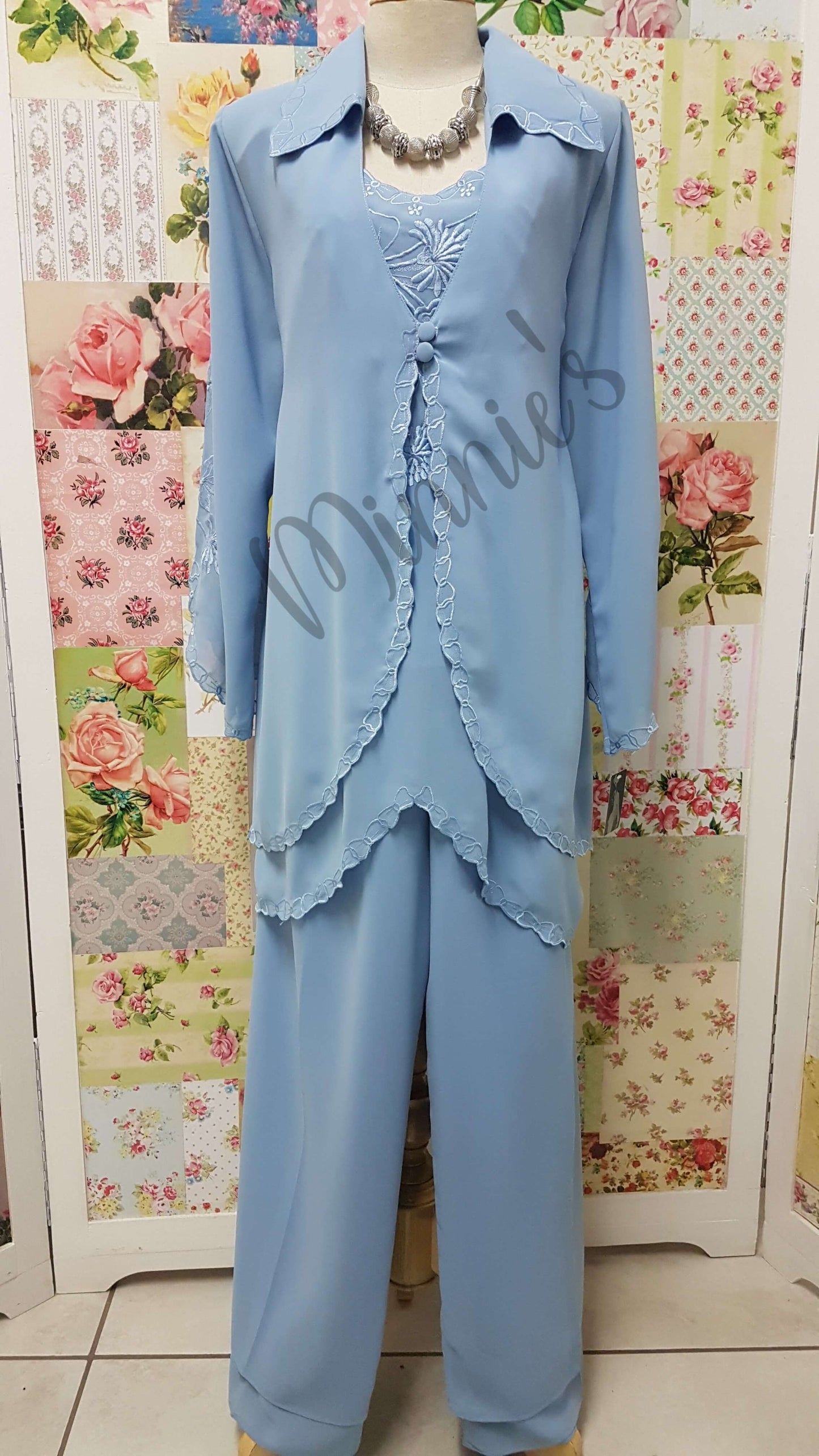 Sky Blue 3-Piece Pants Set BS02