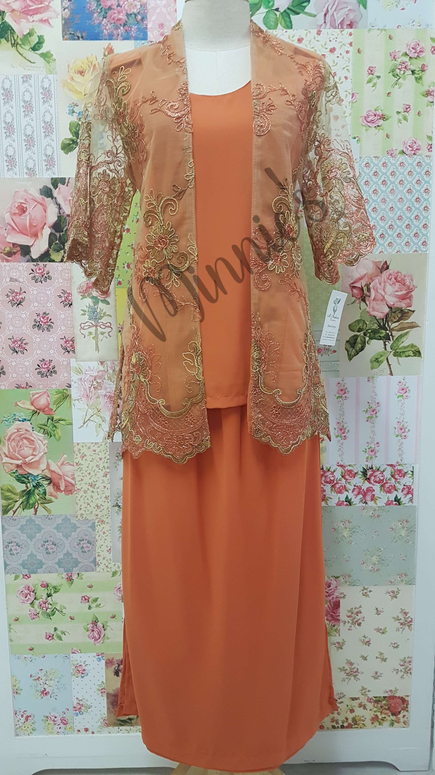 Tangerine 3-Piece Skirt Set BT025