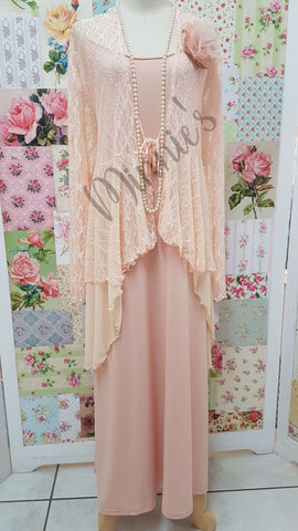 French Pink 2-Piece Dress Set  GD0192