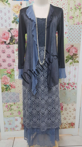 Blue 3-Piece Dress Set ML0203