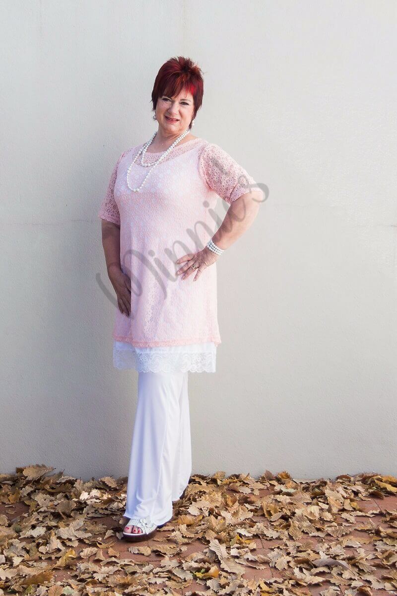 Pink and White Lace 3-Piece CH0467