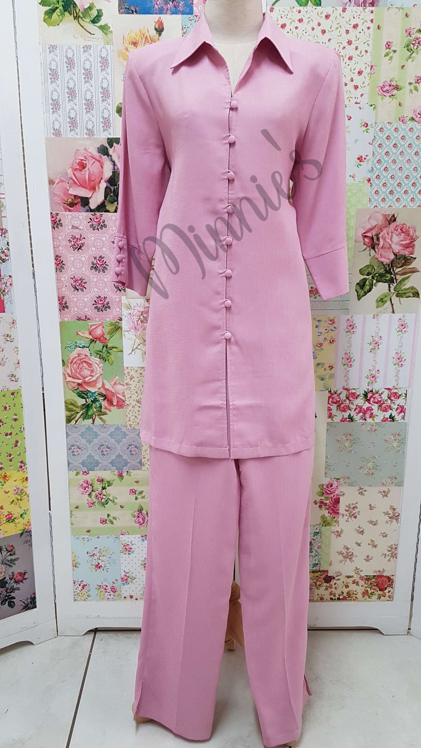 Pink 2-Piece Pants Set YO020