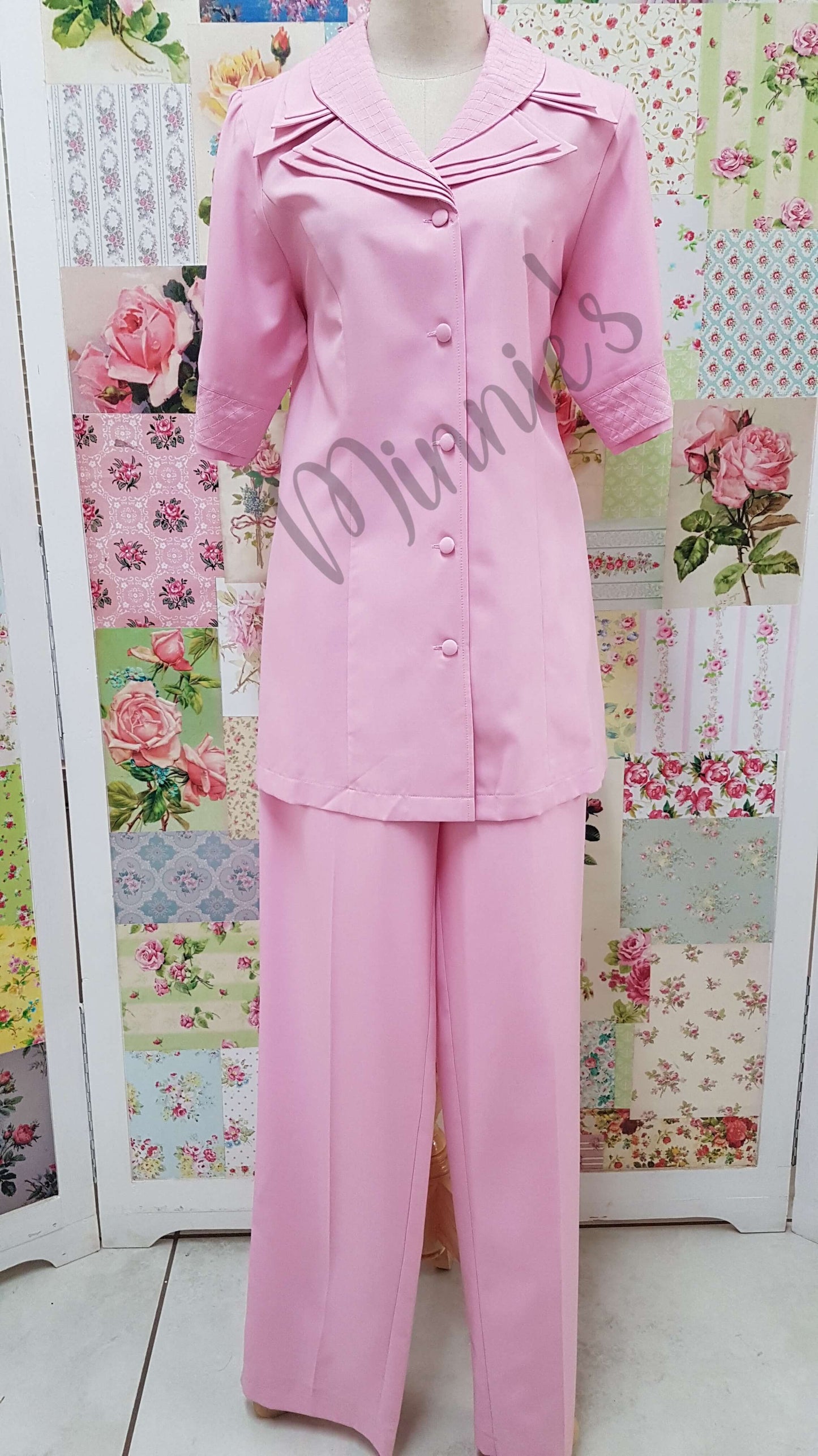Pink 2-Piece Pants Set YO021