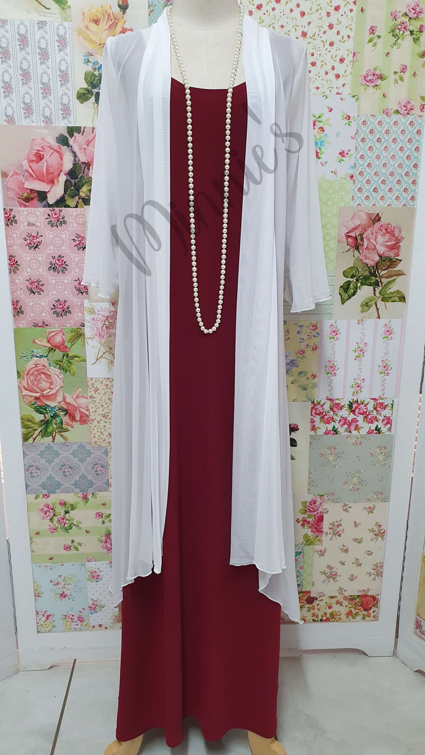 White Mesh Jacket PG025