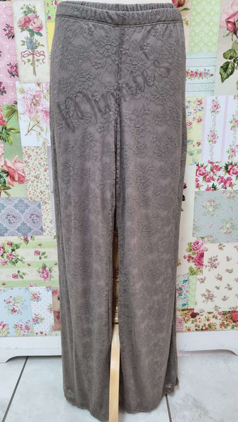 Mocha Lace 2-Piece Pants Set SA029