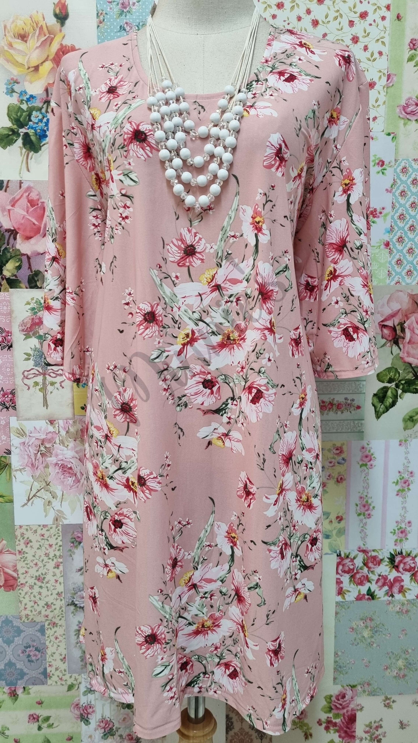 Pink Floral Top GD0243