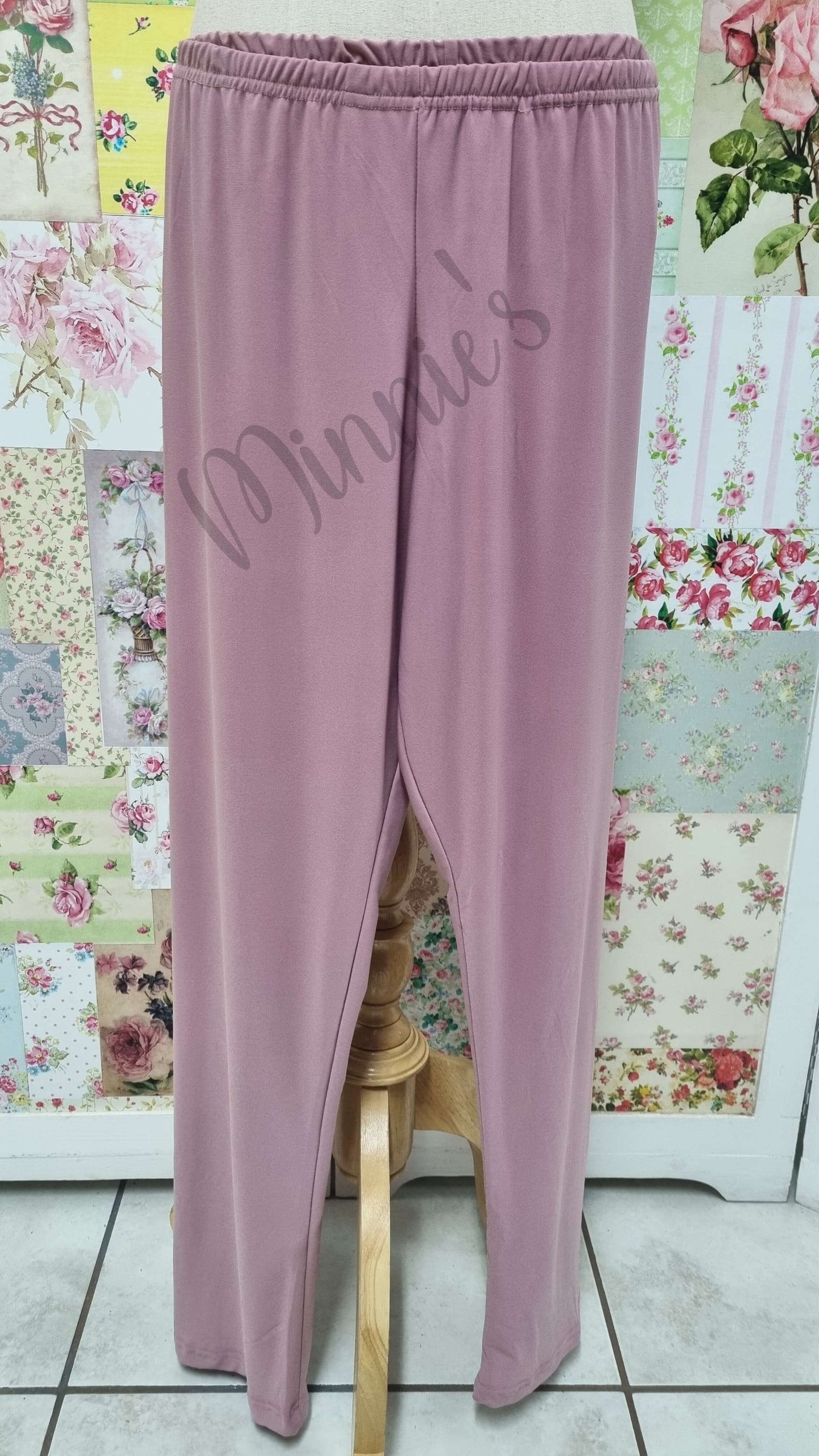 Dusty Pink 3-Piece Pants Set GD0263