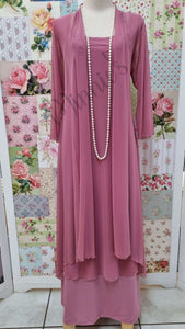 Rose Pink 3-Piece Dress SH086