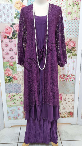 Purple 2-Piece Dress GD0271
