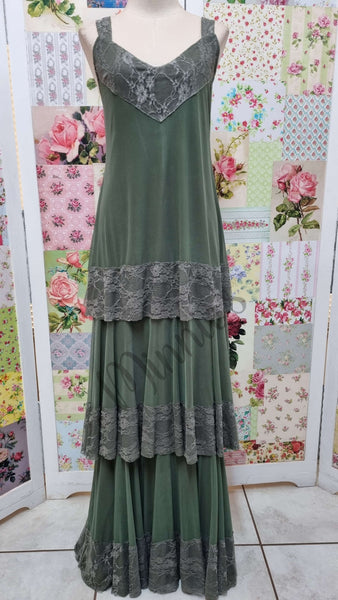 Olive Green Dress BAD002