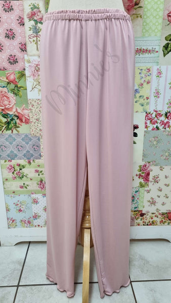 Blush Pink Printed 3-Piece Pants Set LR0540