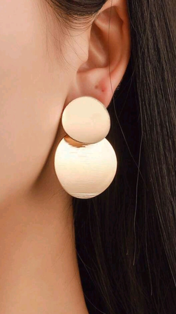 Gold / Silver Earrings JU0246