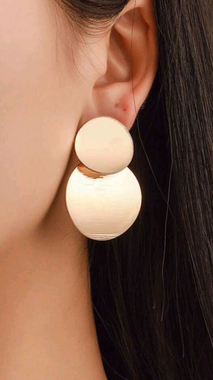 Gold / Silver Earrings JU0246