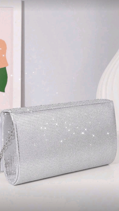Silver Evening Bag EB017
