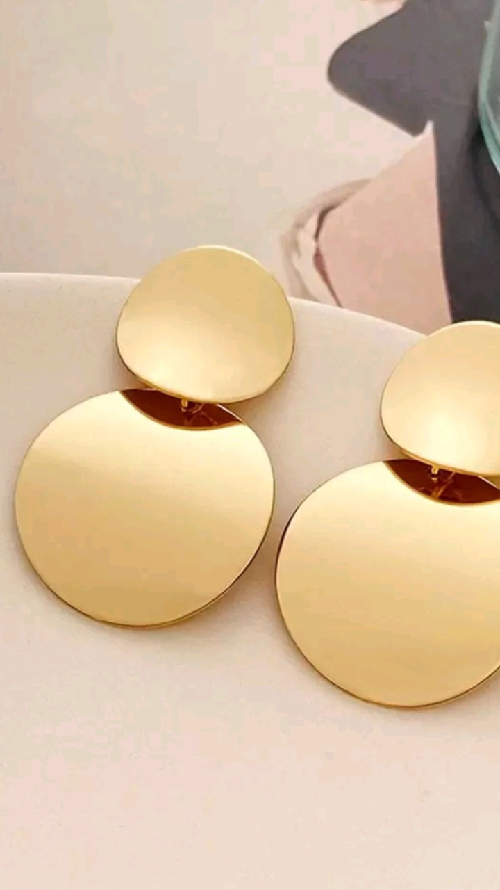 Gold / Silver Earrings JU0246