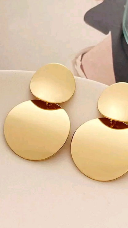 Gold / Silver Earrings JU0246