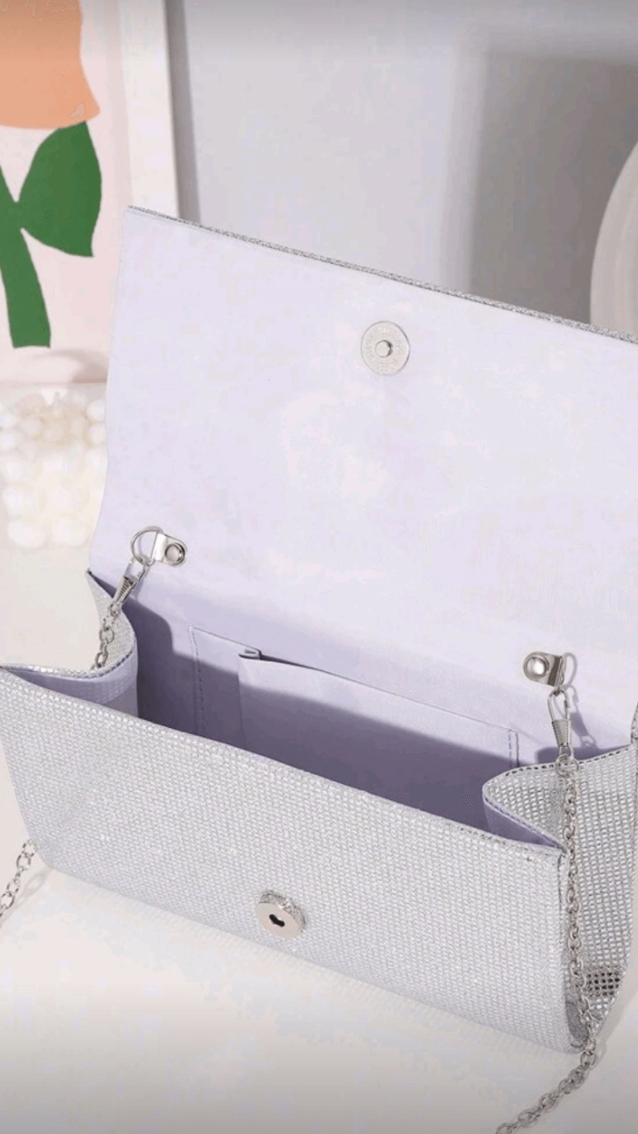 Silver Evening Bag EB017