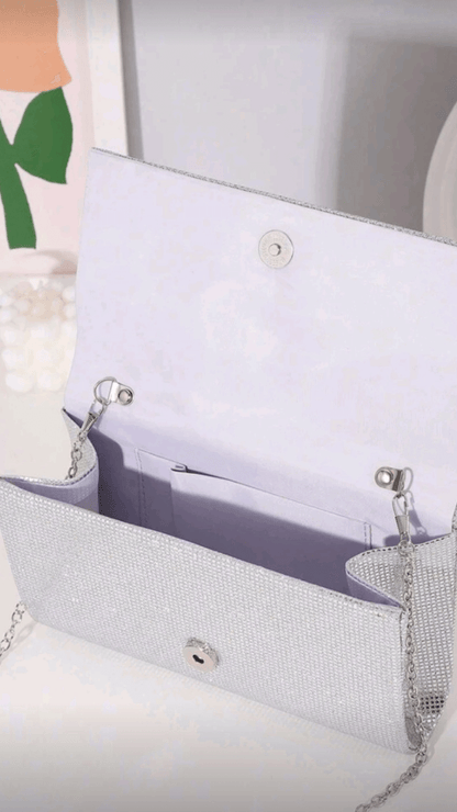 Silver Evening Bag EB017